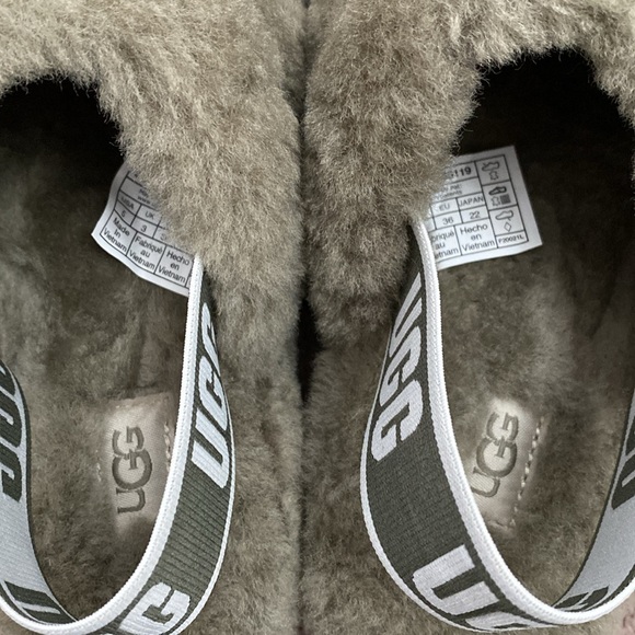 UGG Fluff Yeah Slide In Burnt Olive Size 5 - Picture 10 of 12